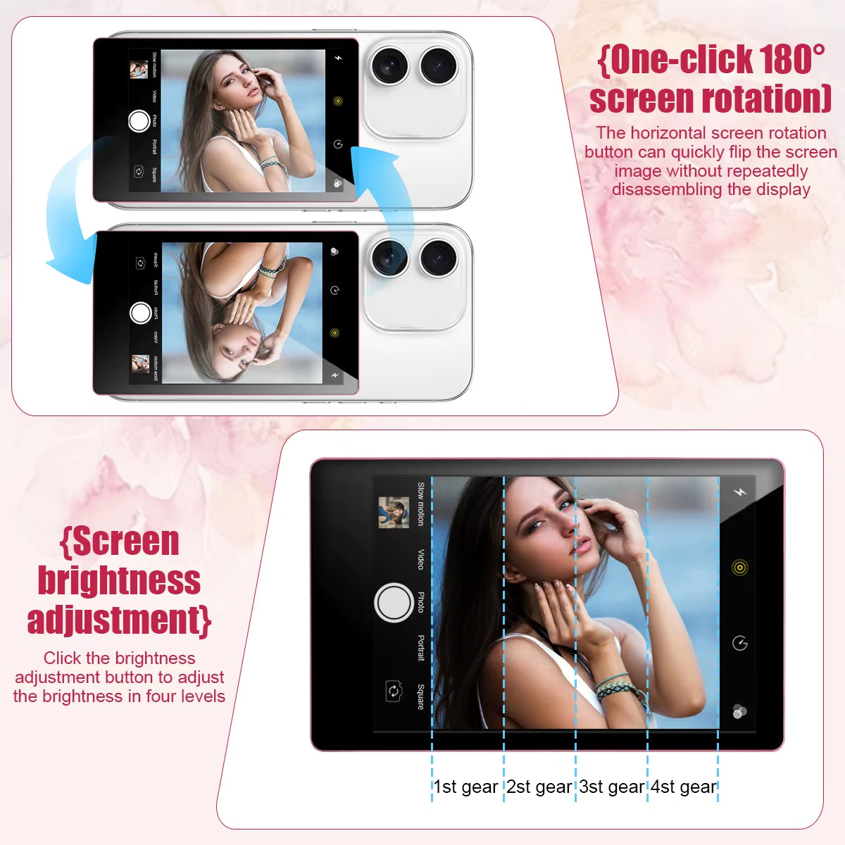 Elevate Your Selfie Game with the Wireless Magnetic Monitor Screen for Stunning Smartphone Vlogging and Live Streaming