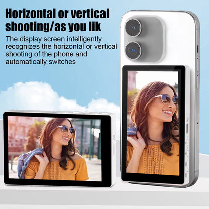 Elevate Your Selfie Game with the Wireless Magnetic Monitor Screen for Stunning Smartphone Vlogging and Live Streaming