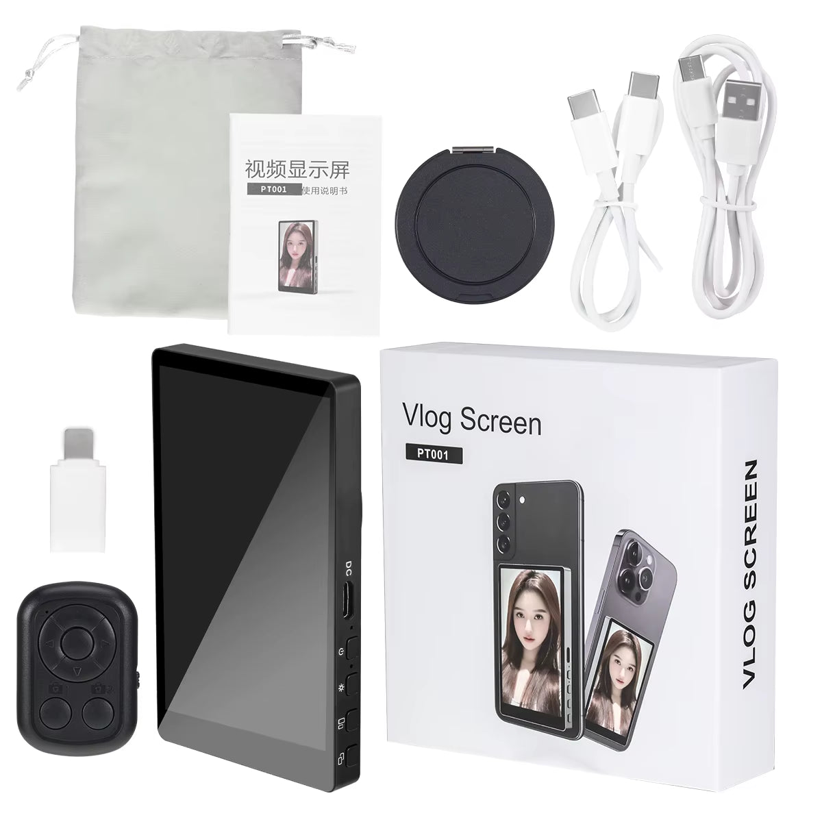 Elevate Your Selfie Game with the Wireless Magnetic Monitor Screen for Stunning Smartphone Vlogging and Live Streaming