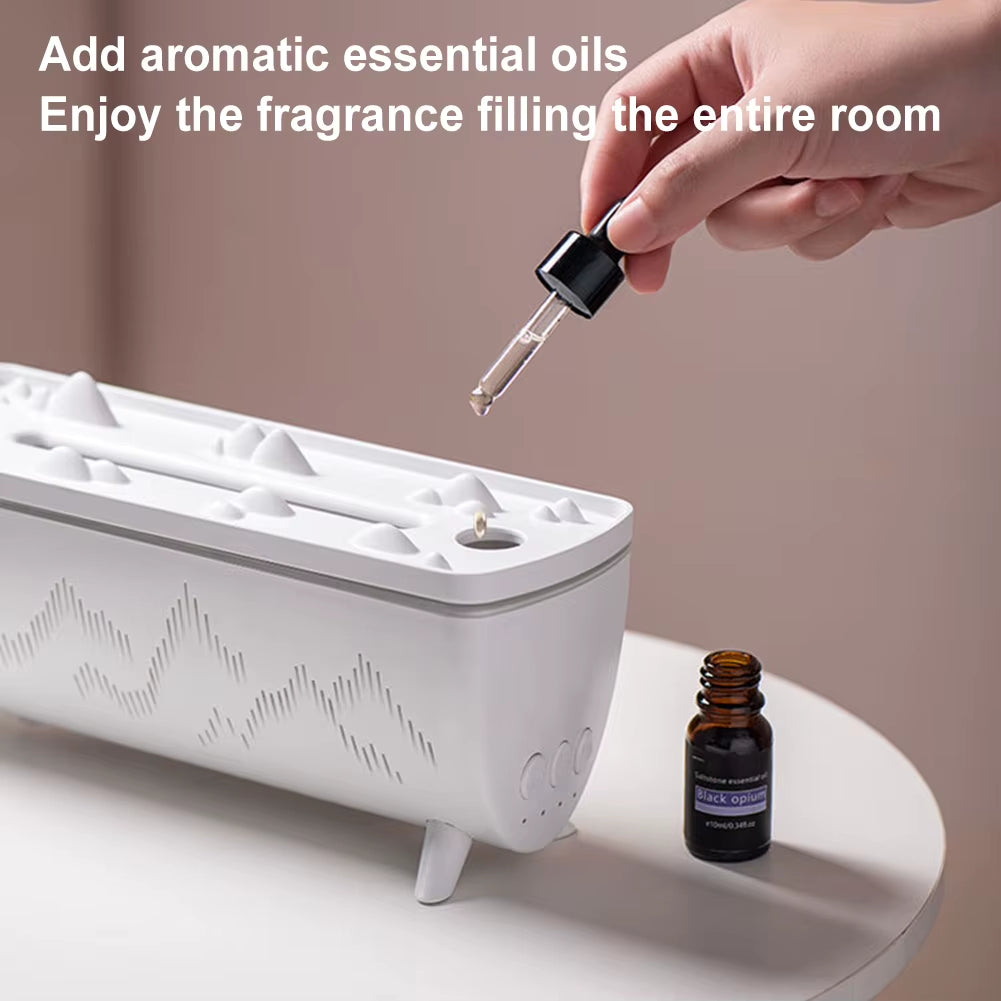 Air Humidifier with Timer Essential Oil Diffuser with Night Lights Air Diffuser Humidifier for Large Bed Room Home Office